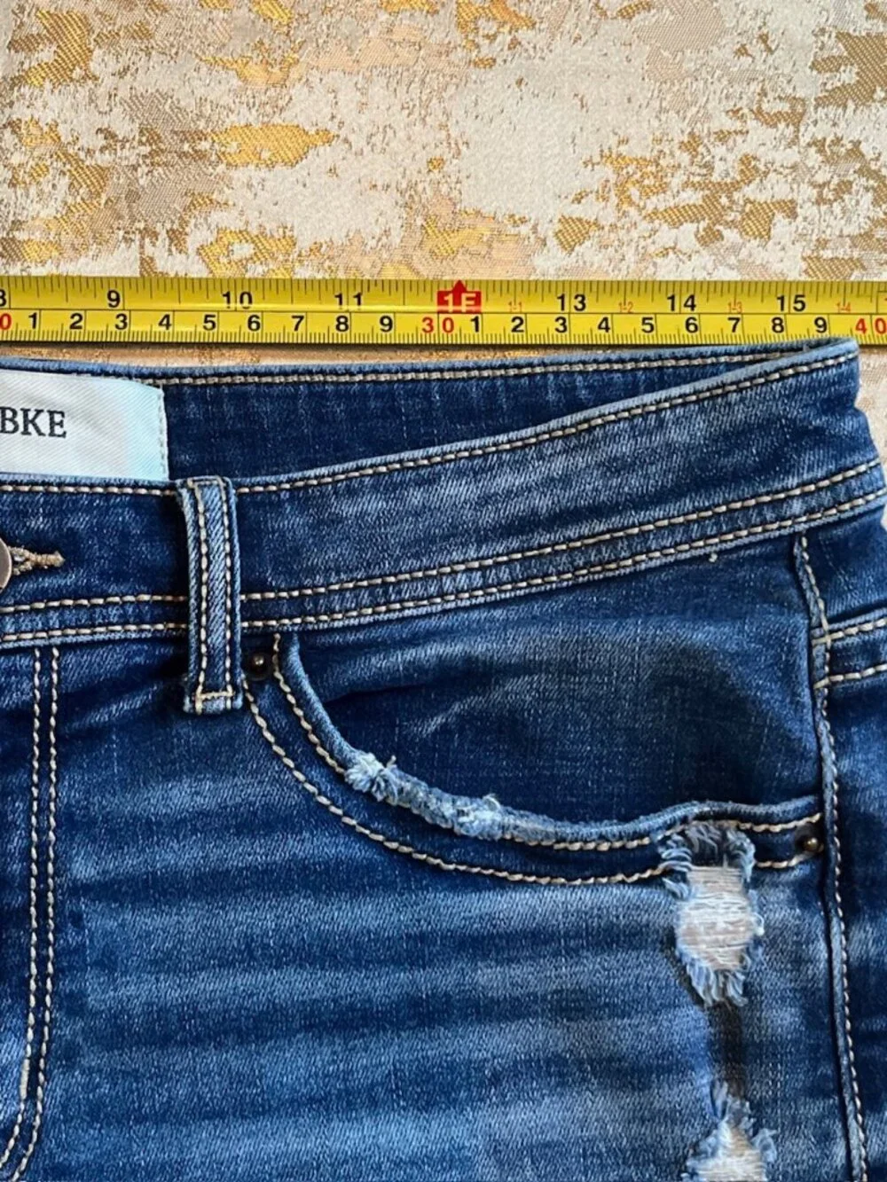 BKE Buckle Denim Jean Shorts Womens sz 28 Lot of 2 Payton Stella Blue Distressed
